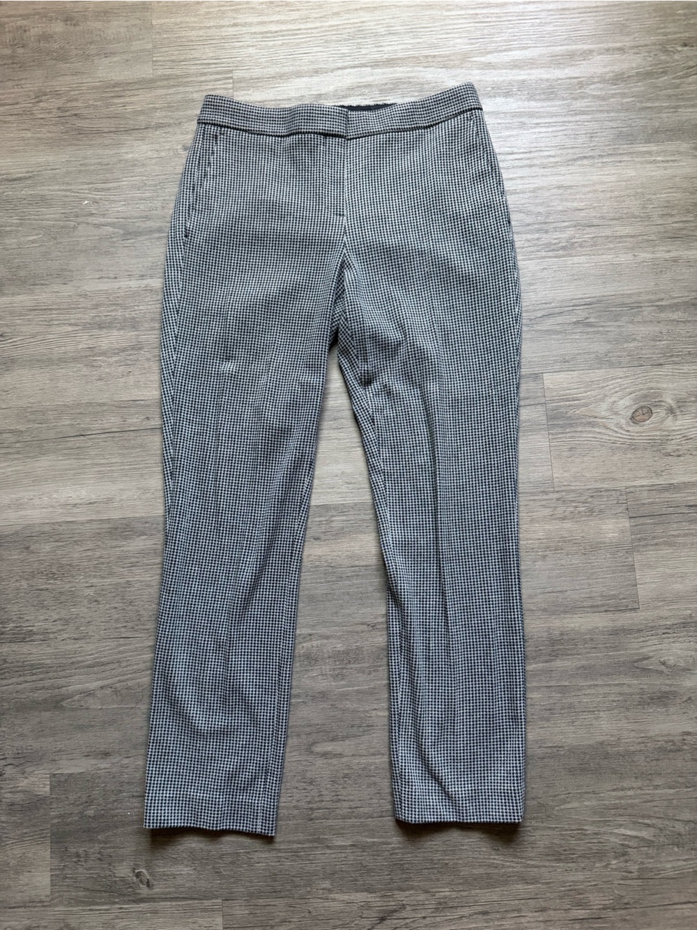 Theory Black and White Houndstooth Men's Pants